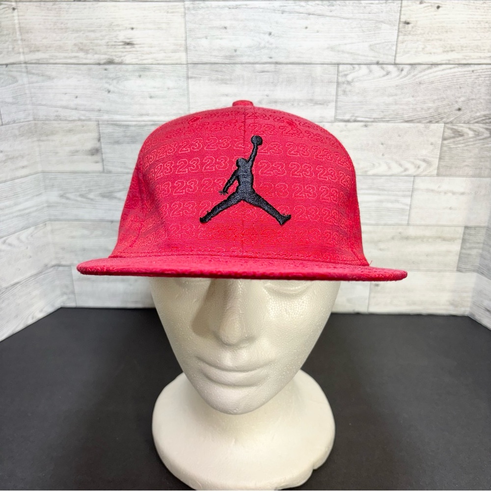 Nike Air Jordan Red 23 all over print Cap Hat Size Youthโ